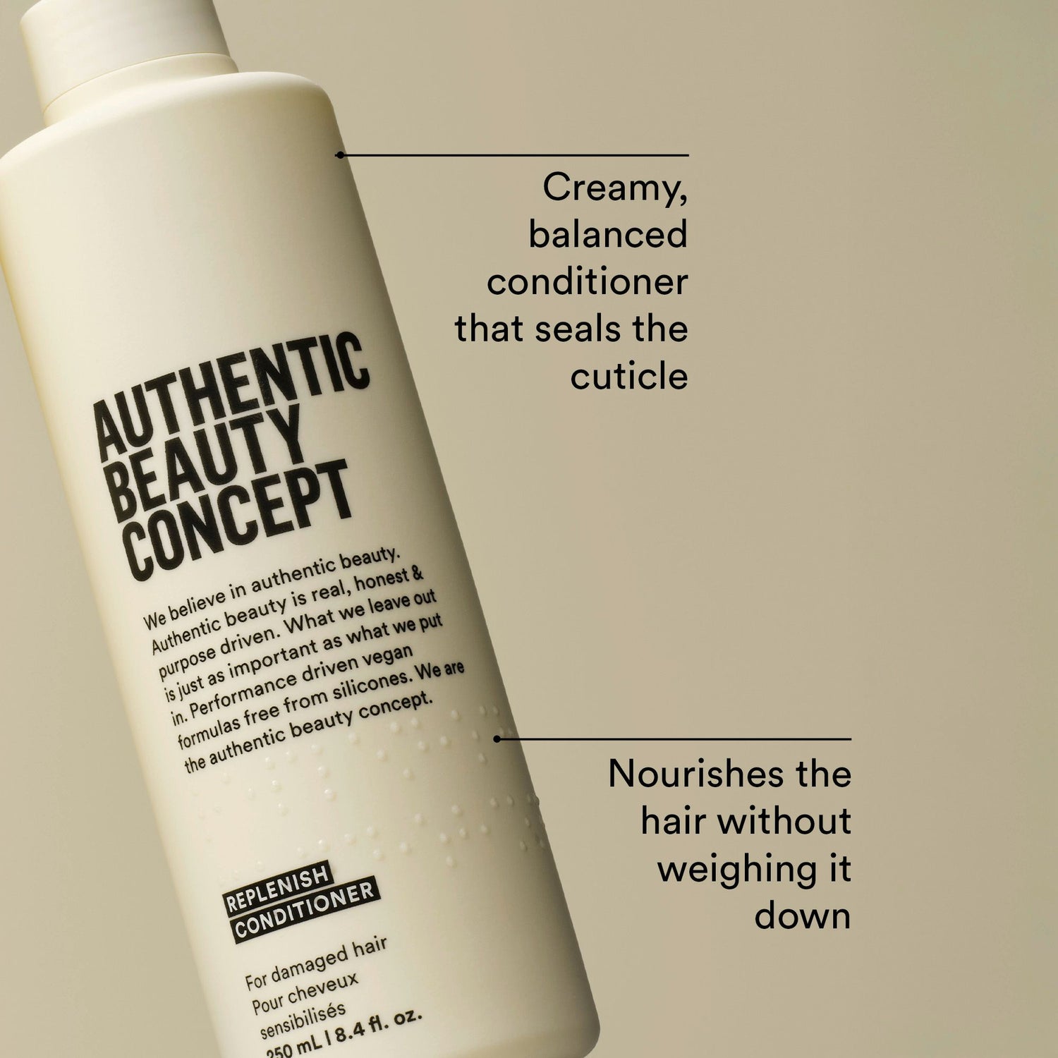 Replenish Conditioner 250 ml - Natuurlijke conditioner voor beschadigd haar