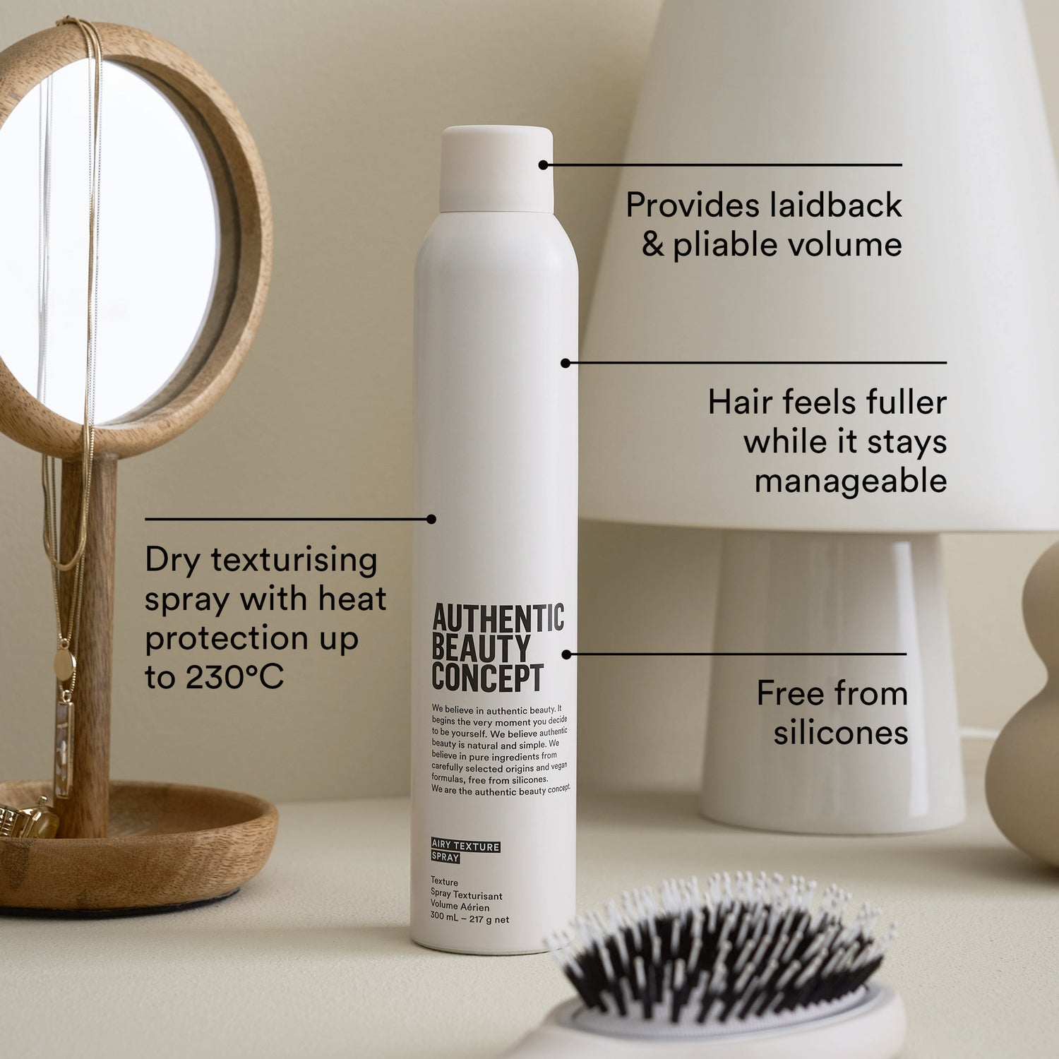 Airy Texture Spray 300 ml - Natuurlijke textuurspray voor haar