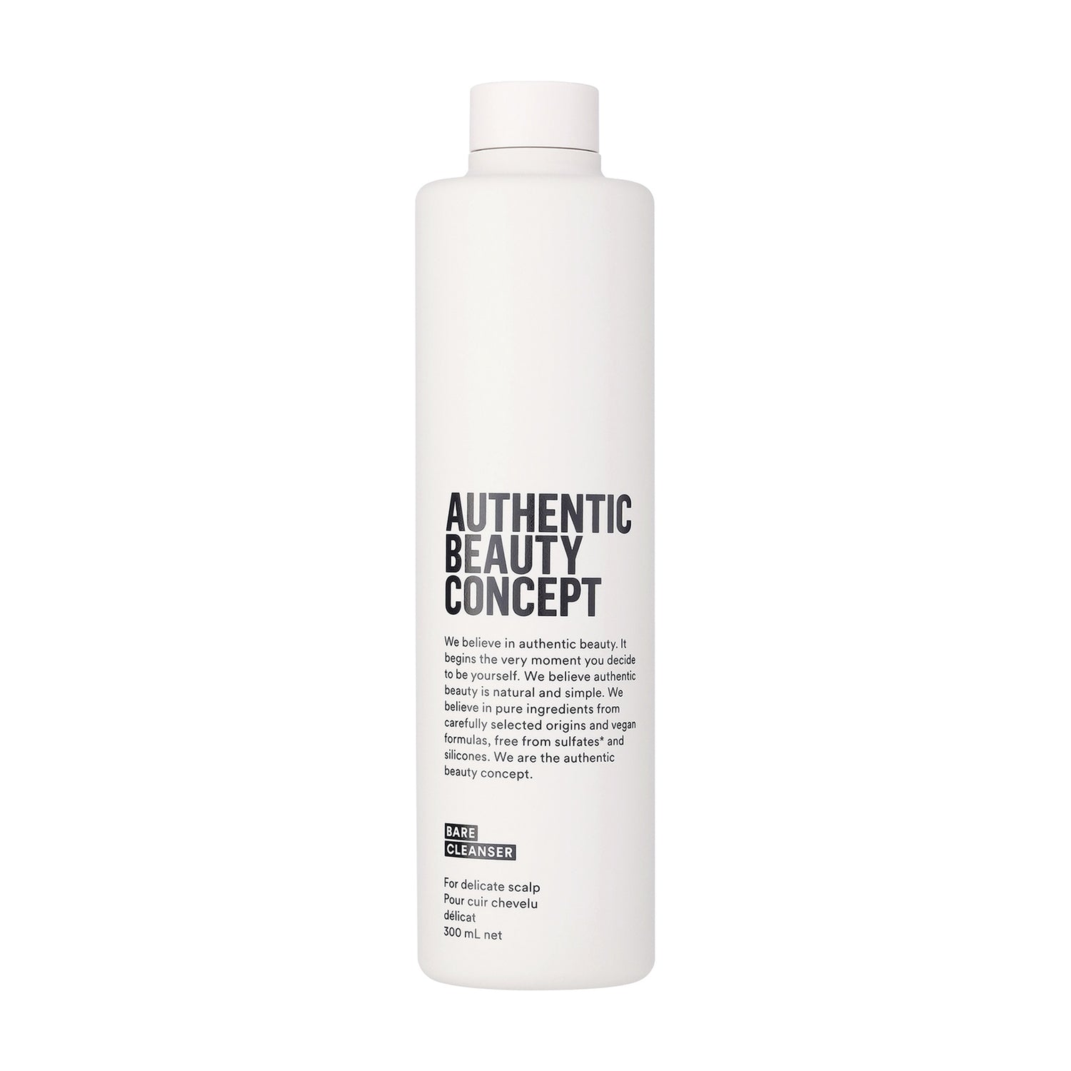 Bare Cleanser 300 ml - Natuurlijke shampoo voor gevoelige hoofdhuid