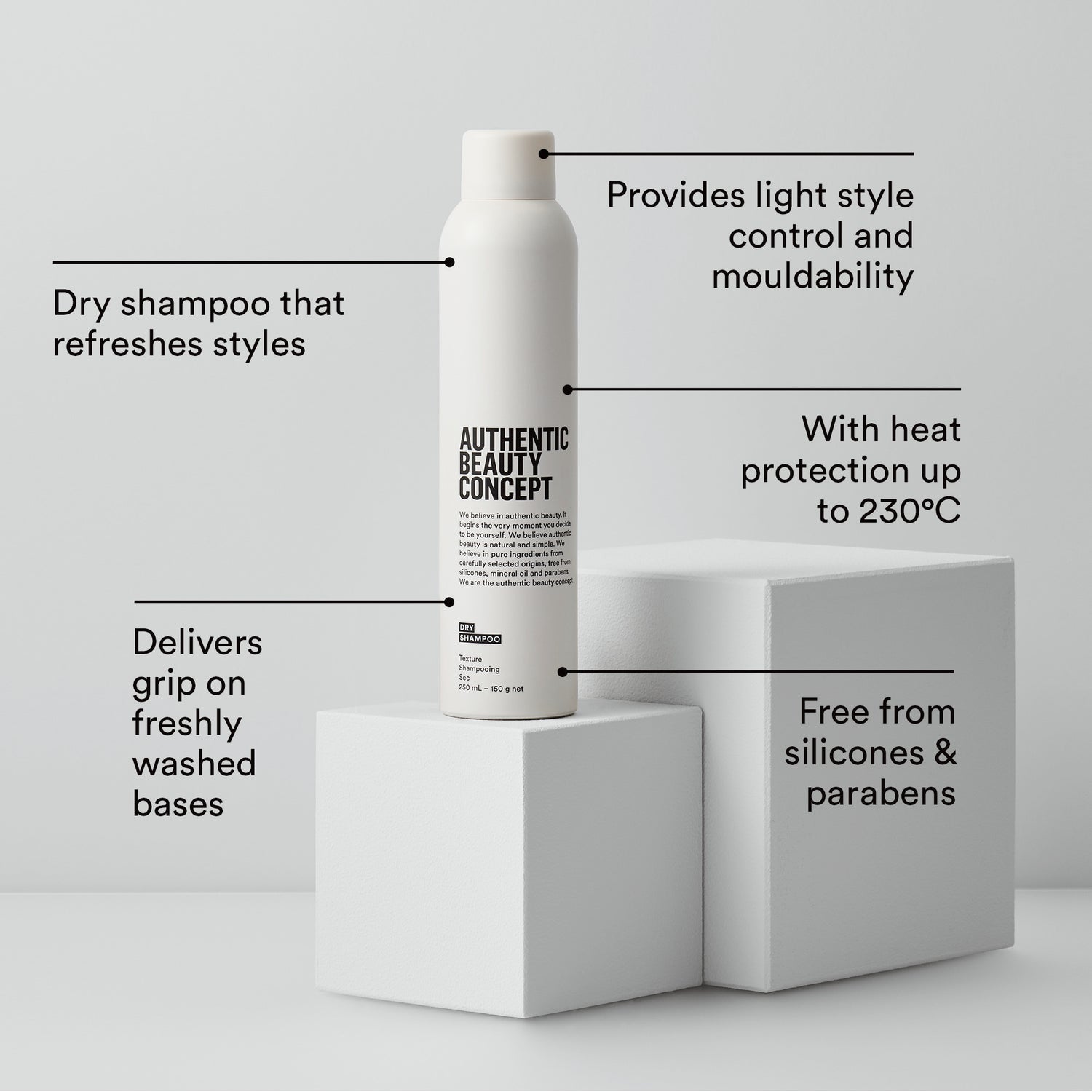 Dry Shampoo 250 ml - Natuurlijke droogshampoo
