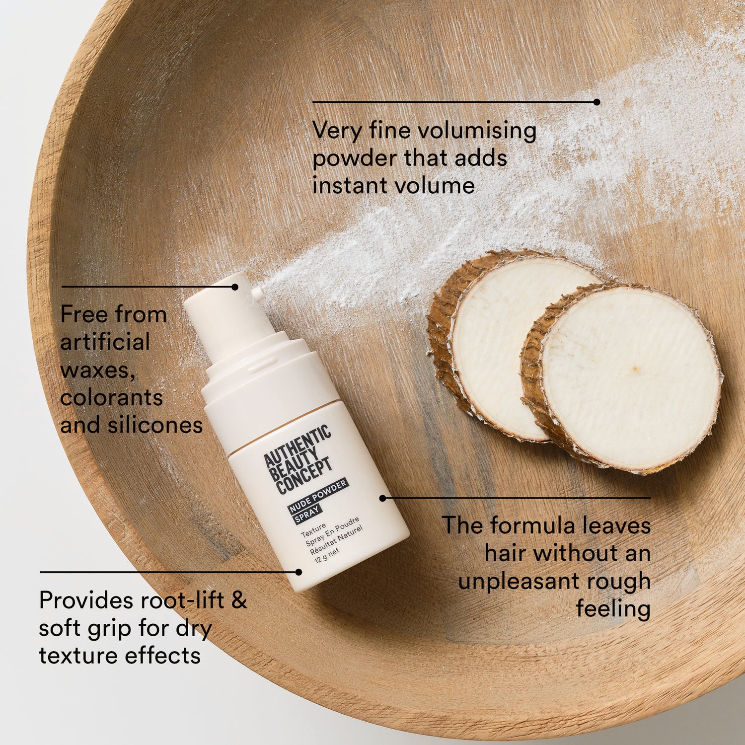 Nude Powder Spray 12 gr - Natuurlijk volumepoeder