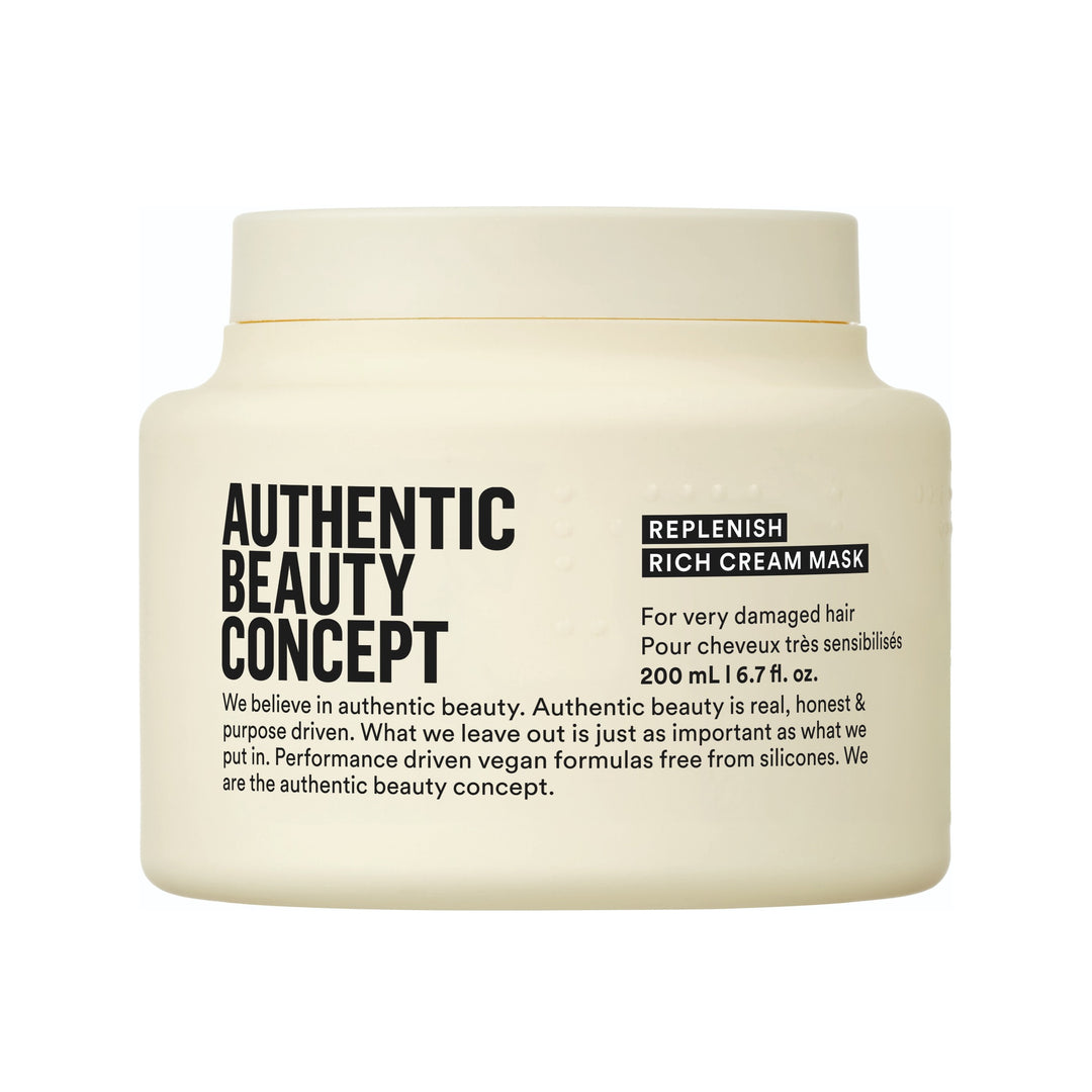 Replenish Rich Cream Mask 200 ml - Herstellend masker voor dik, beschadigd haar